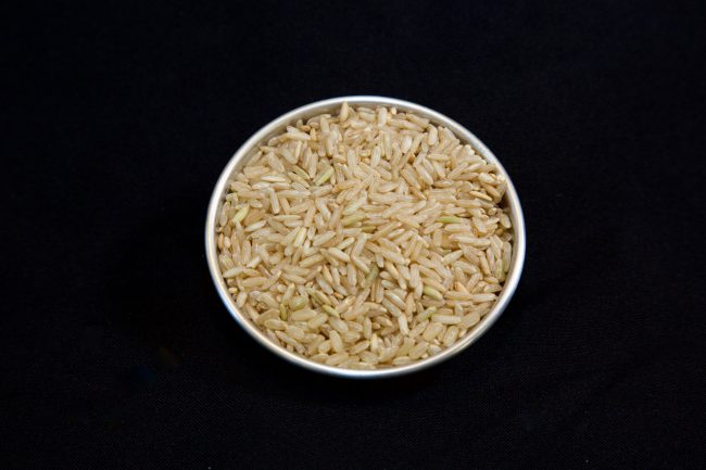Organic long-grain brown rice